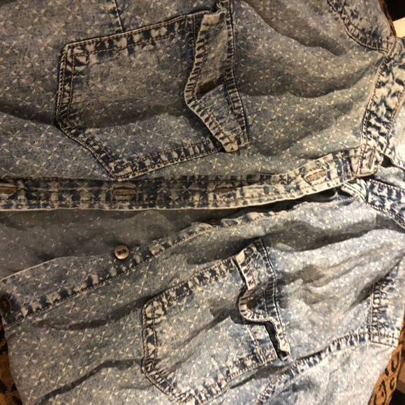 Denim button up. - Picture 3 of 3